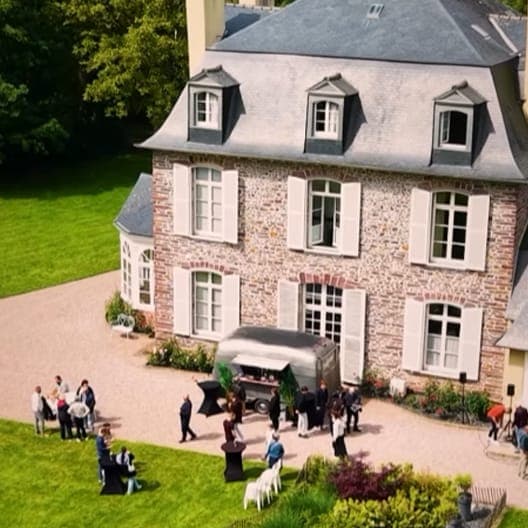 Food truck Celtycrep au Domaine des Longrais pour un mariage