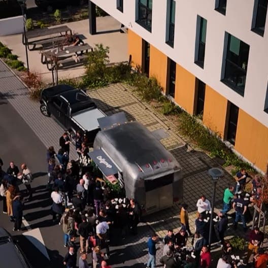 Food truck galettes pour entreprise à Rennes